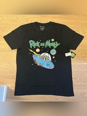 Black Short-Sleeve Graphic Tee